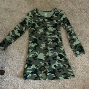 Girls camo dress